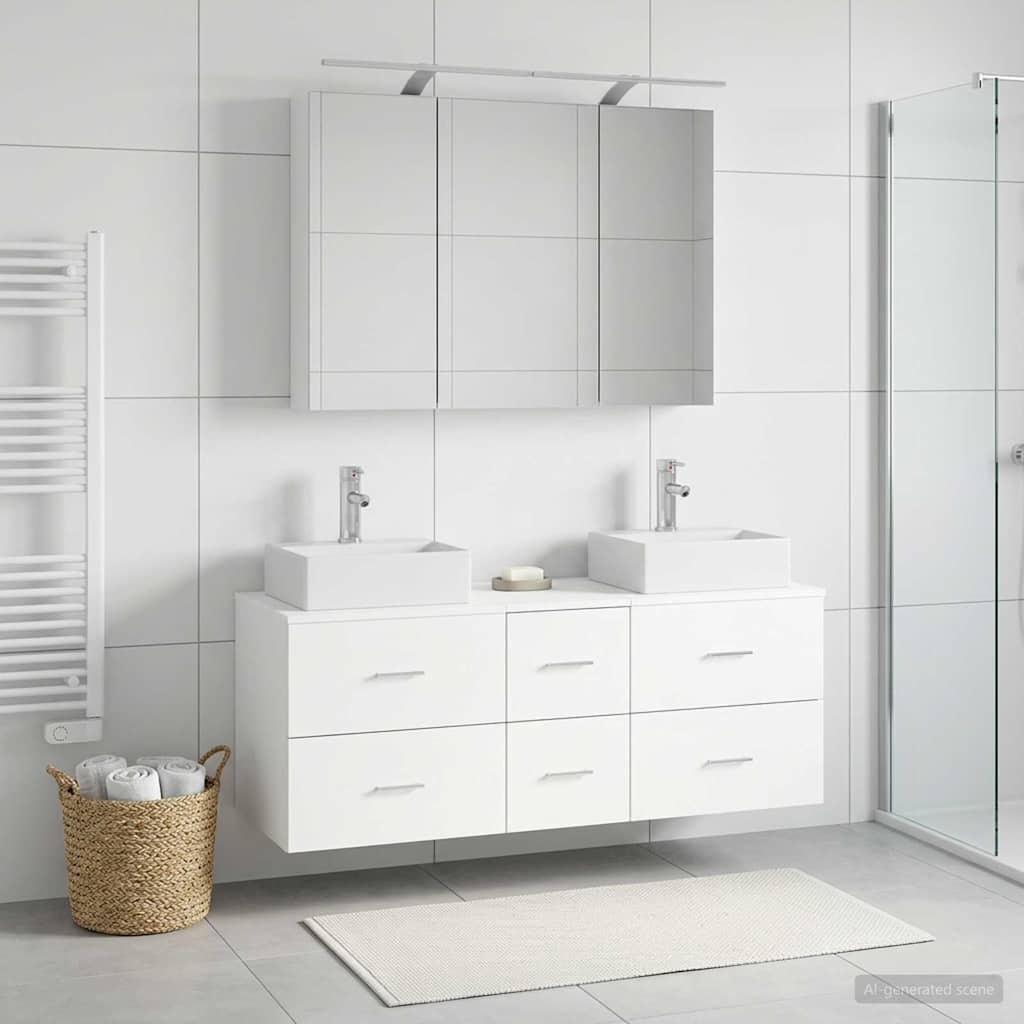 Bathroom Furniture Set 4 Pcs