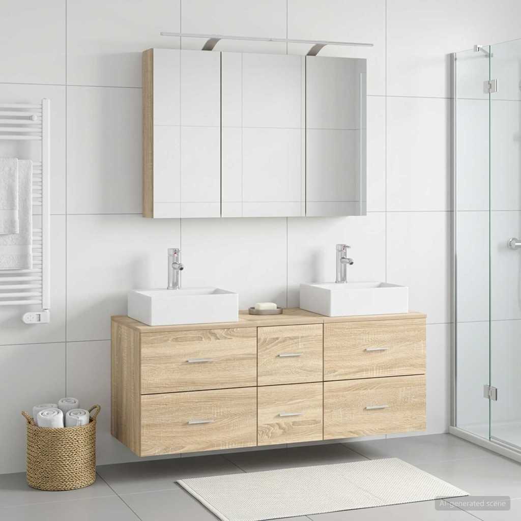 Bathroom Furniture Set 4 Pcs