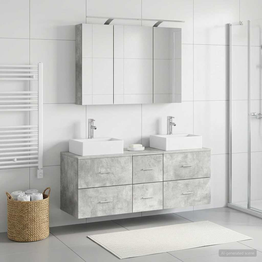 Bathroom Furniture Set 4 Pcs