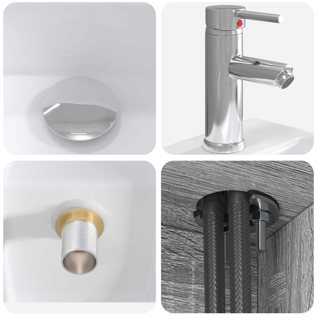 Bathroom Furniture Set 4 Pcs