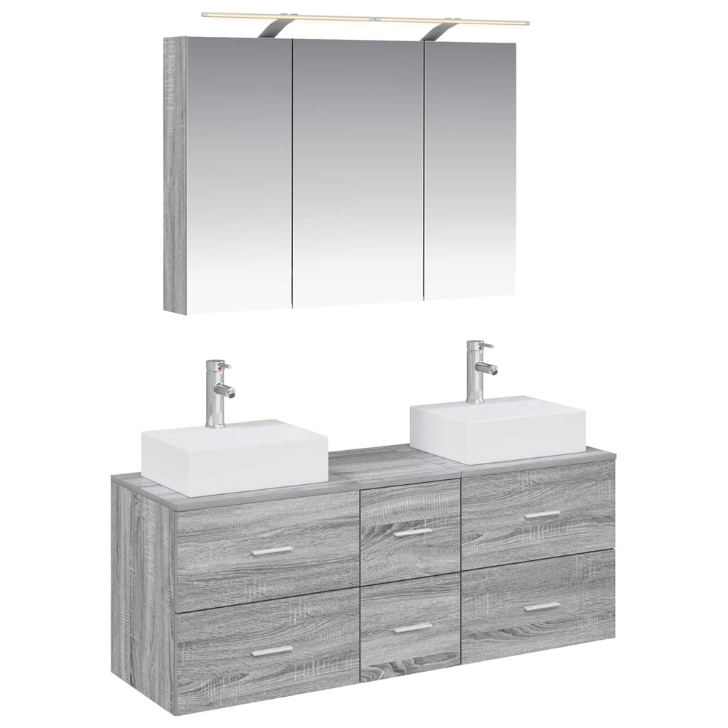 Bathroom Furniture Set 4 Pcs