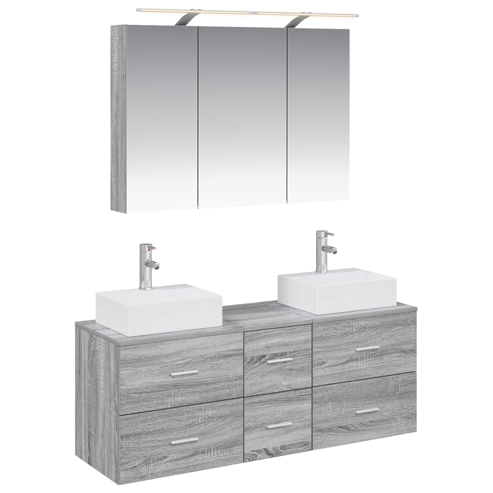 Bathroom Furniture Set 4 Pcs