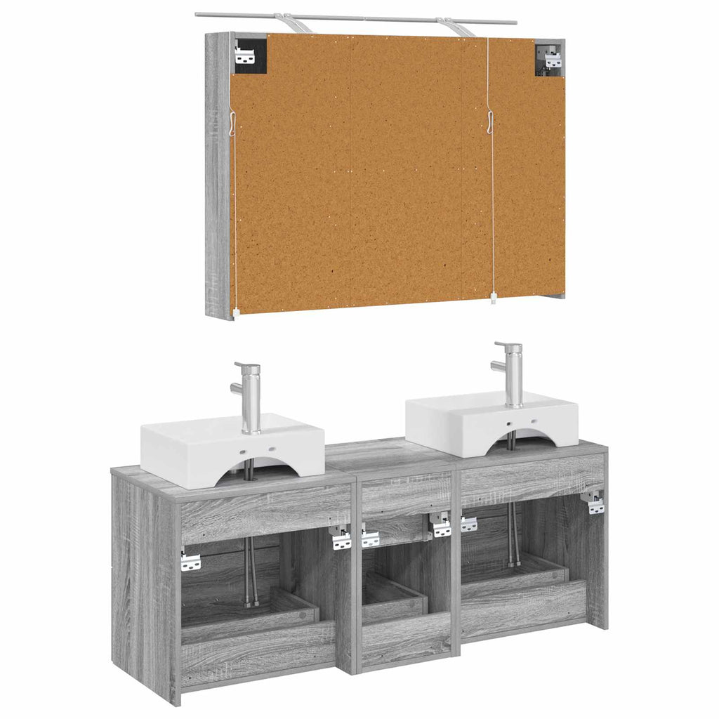 Bathroom Furniture Set 4 Pcs
