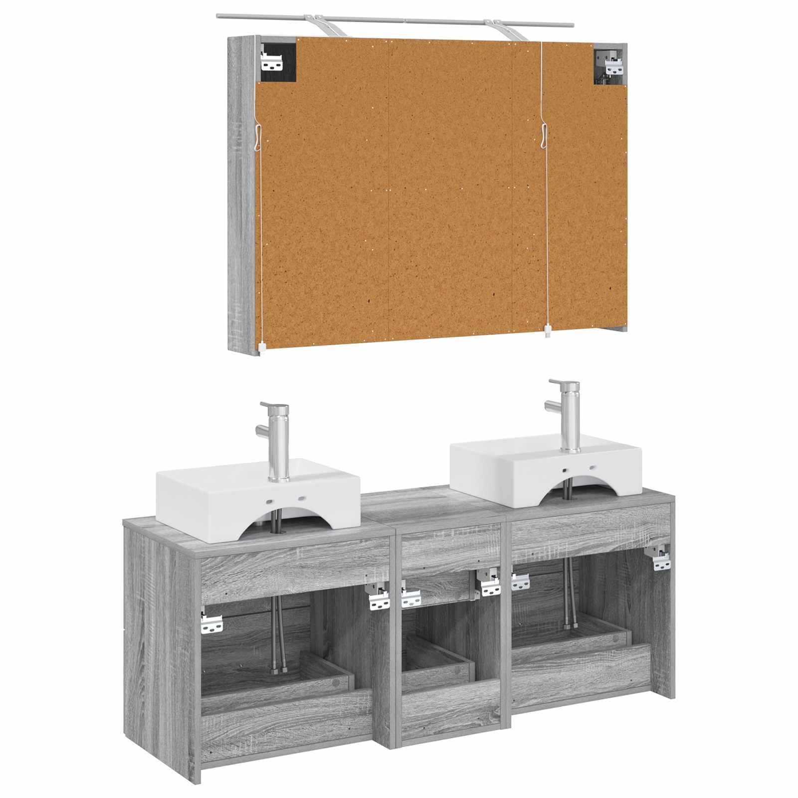 Bathroom Furniture Set 4 Pcs
