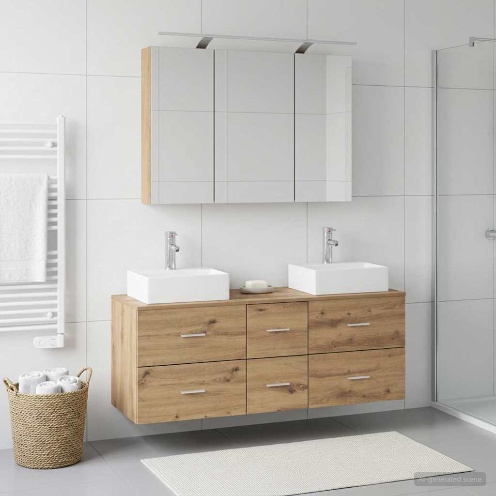 Bathroom Furniture Set 4 Pcs
