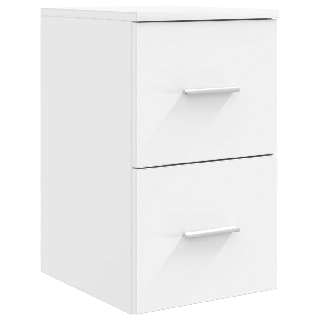 Furniture Set Bathroom 4 Pcs White Artisan Oak Sonoma Oak Concrete Grey LED