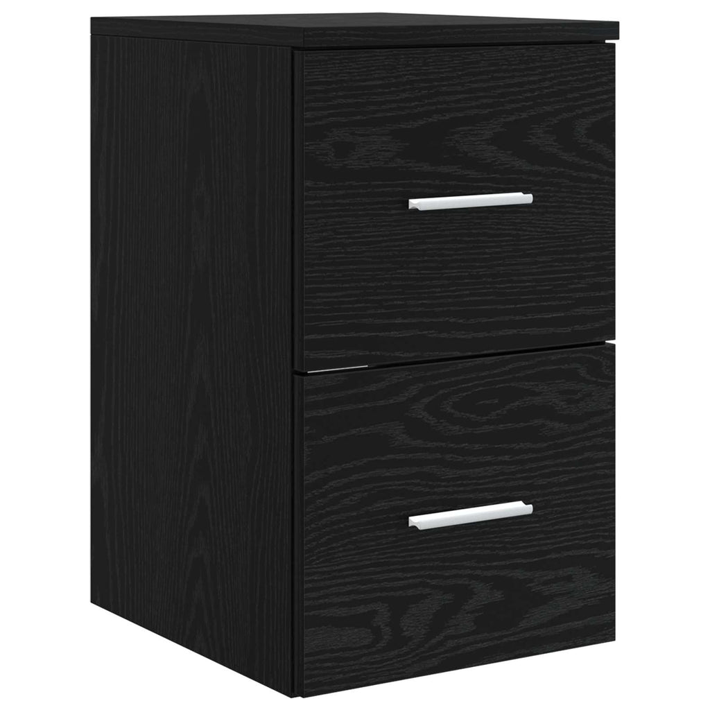 Furniture Set Bathroom 4 Pcs White Artisan Oak Sonoma Oak Concrete Grey LED