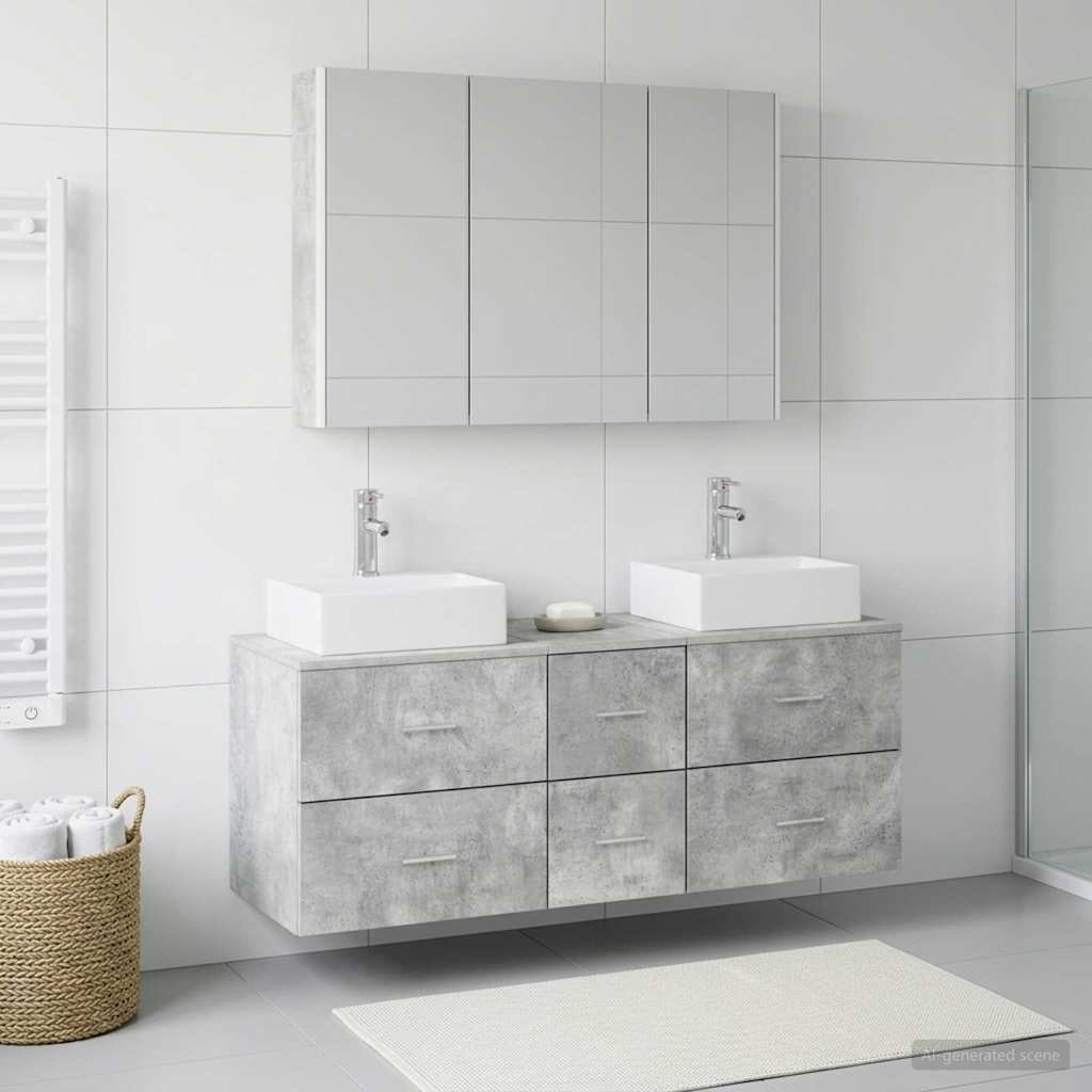 Bathroom Furniture Set 4 Pcs
