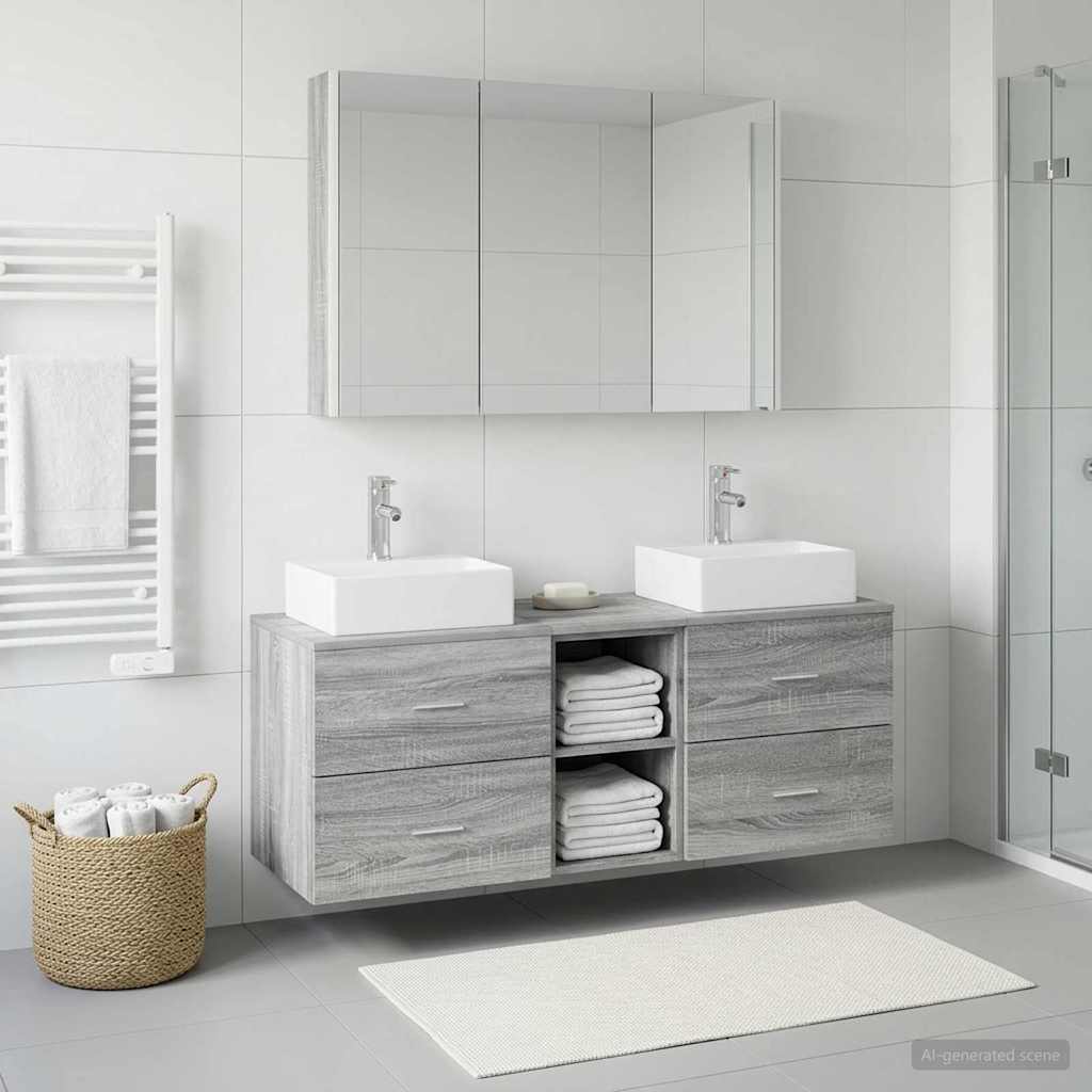Bathroom Furniture Set 4 Pcs