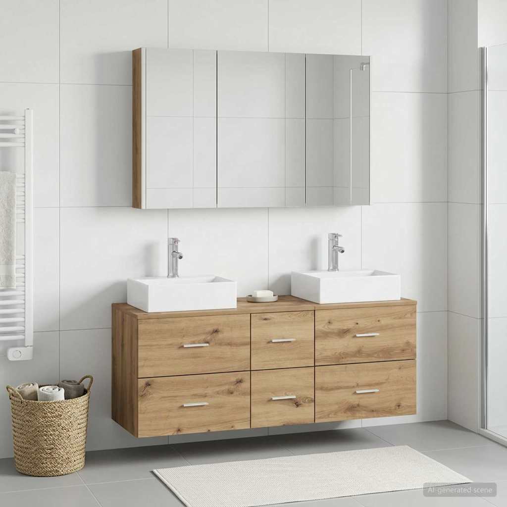 Bathroom Furniture Set 4 Pcs