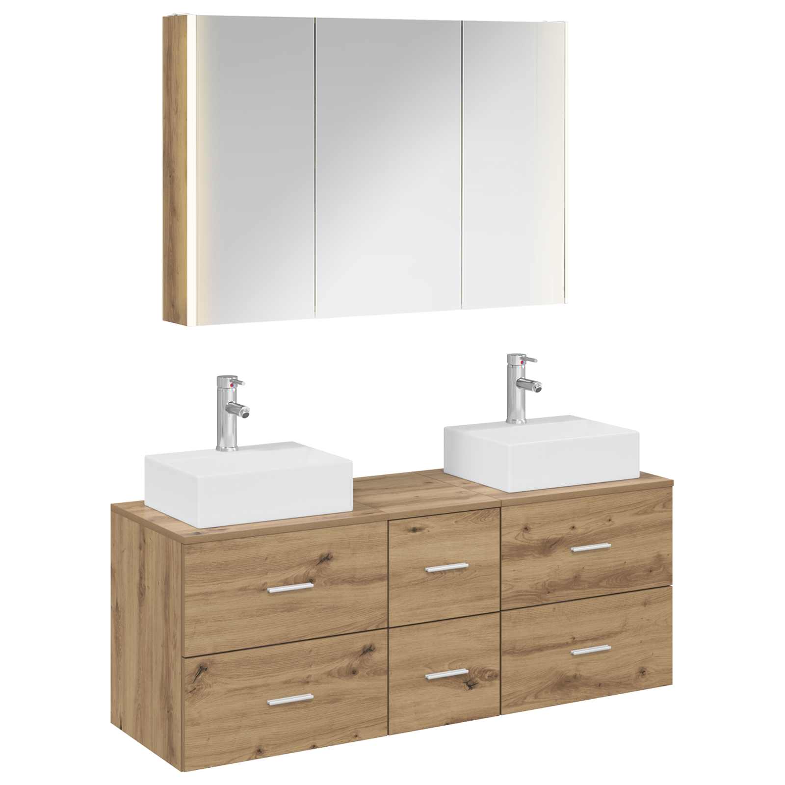 Bathroom Furniture Set 4 Pcs