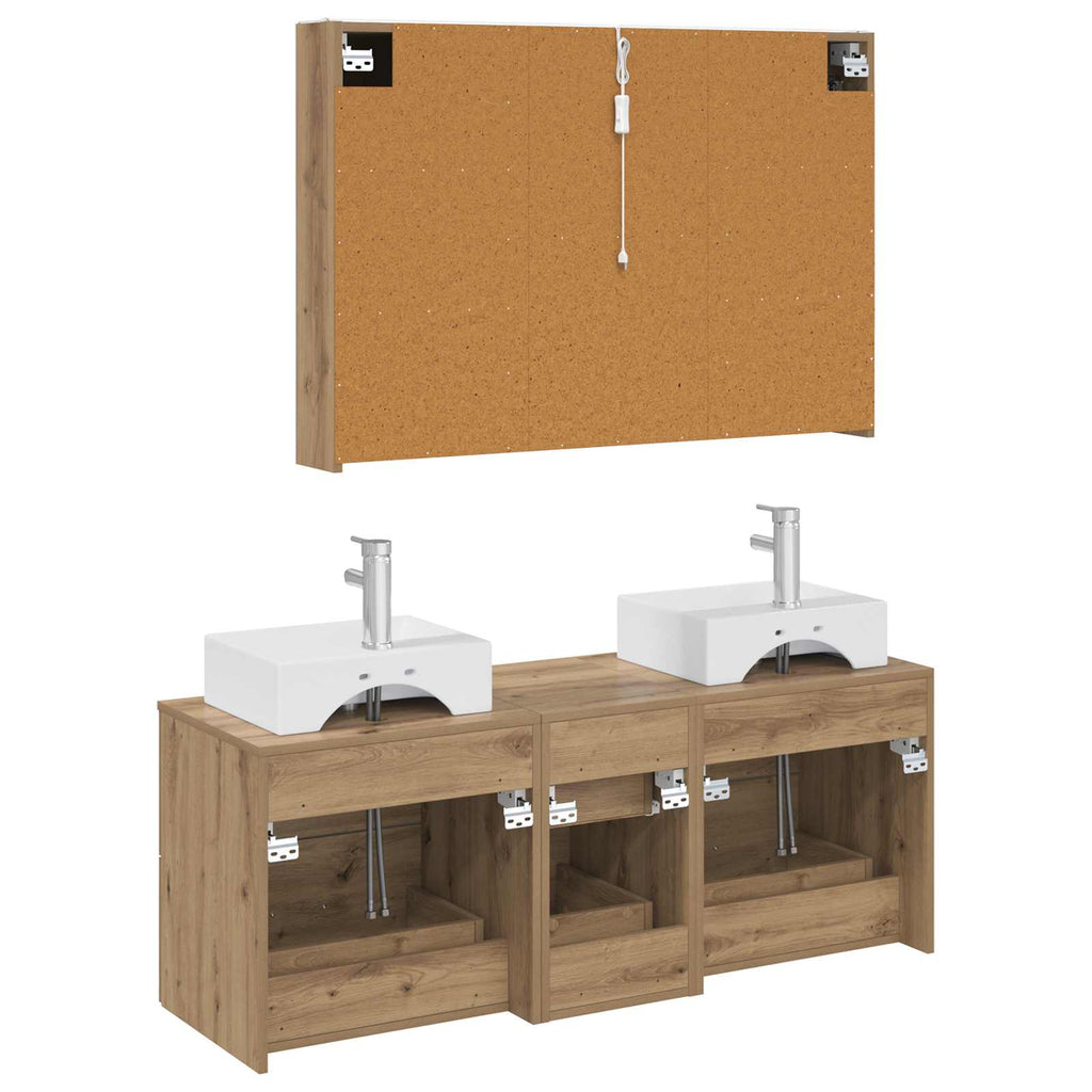 Bathroom Furniture Set 4 Pcs