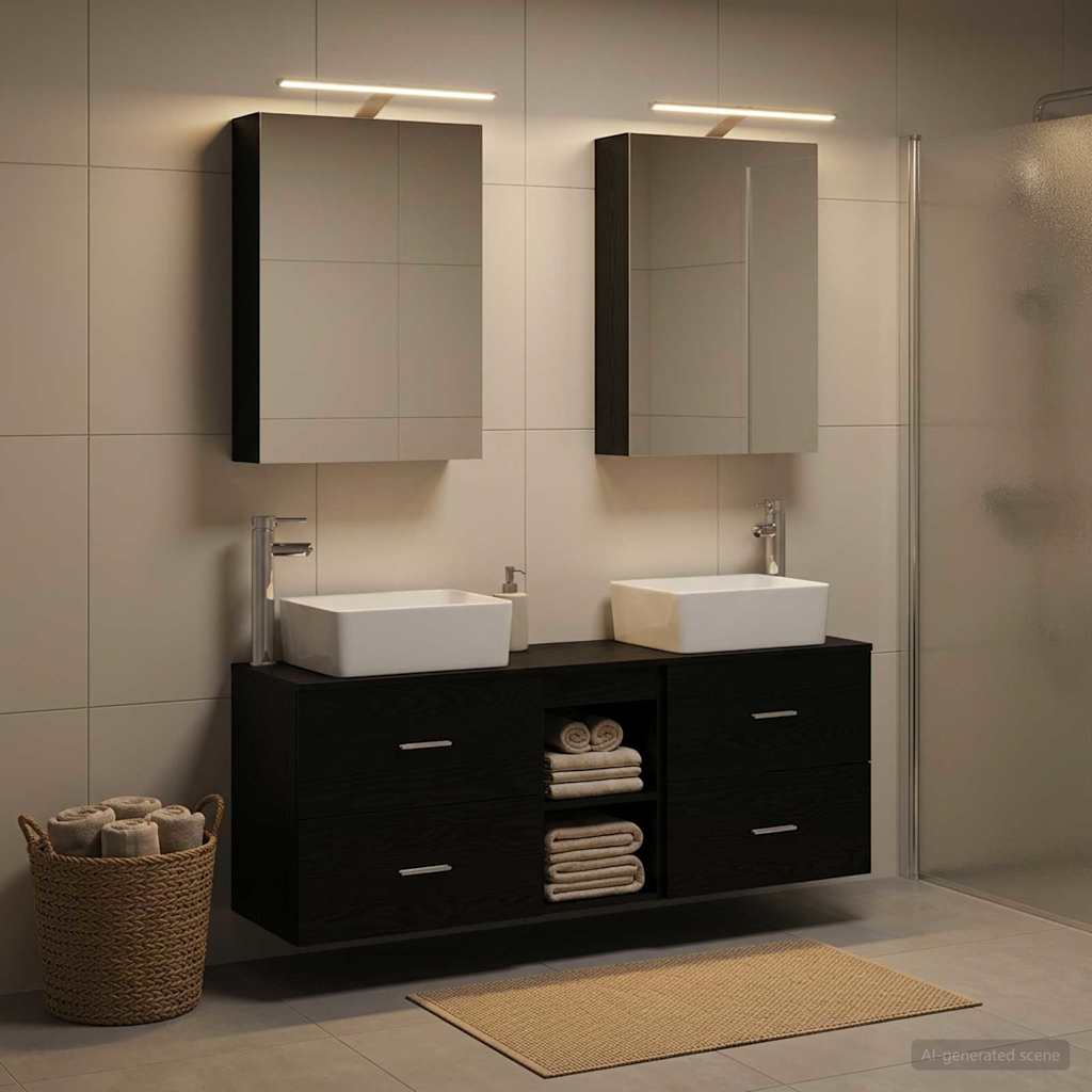 Bathroom Furniture Set 5 Pcs