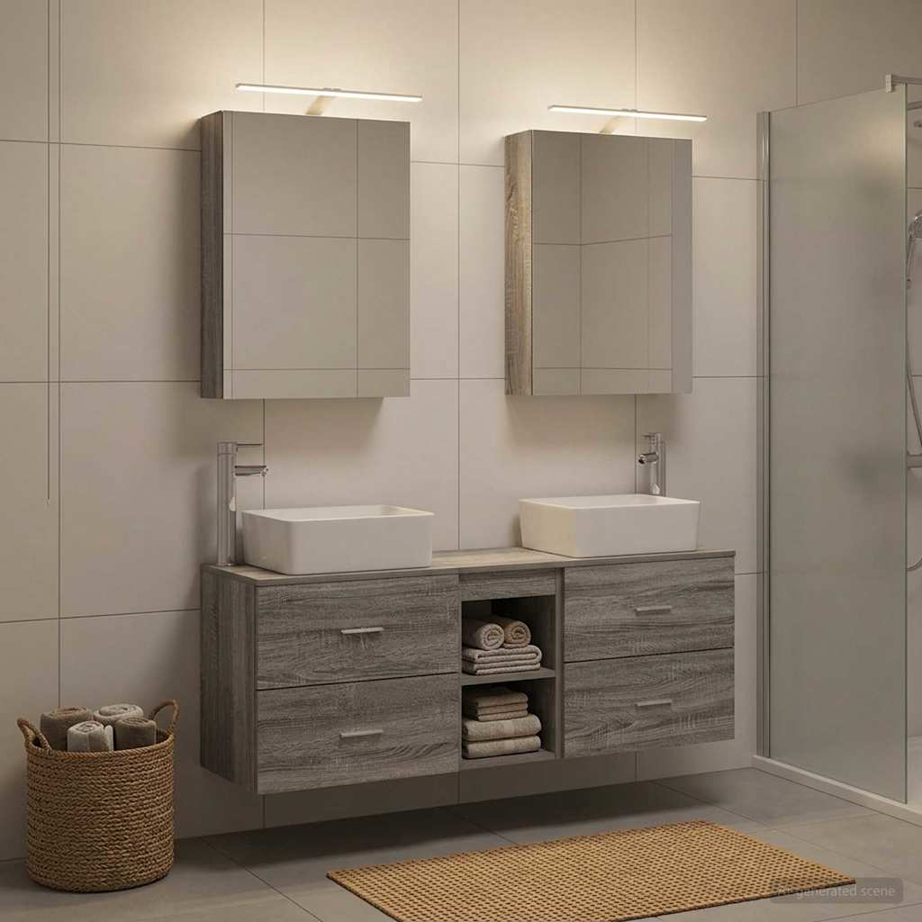 Bathroom Furniture Set 5 Pcs