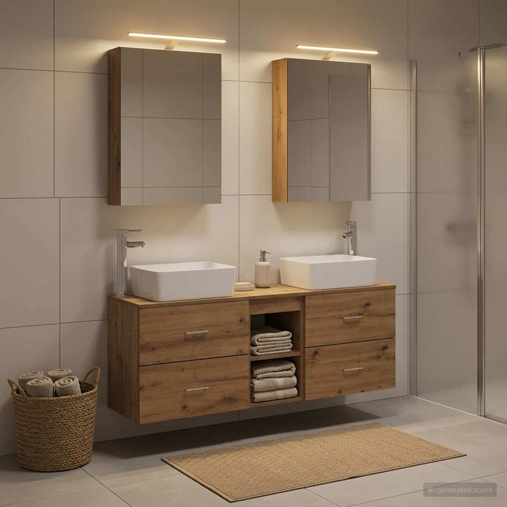 Bathroom Furniture Set 5 Pcs