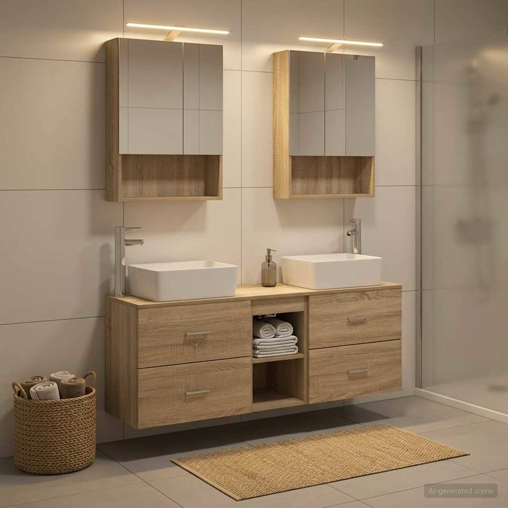 Bathroom Furniture Set 5 Pcs