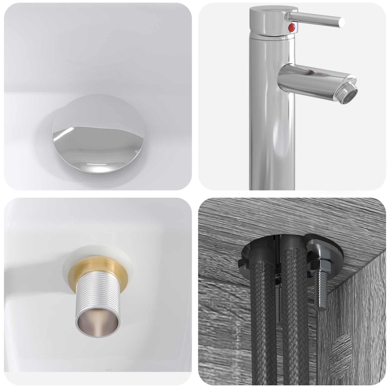 Bathroom Furniture Set 5 Pcs