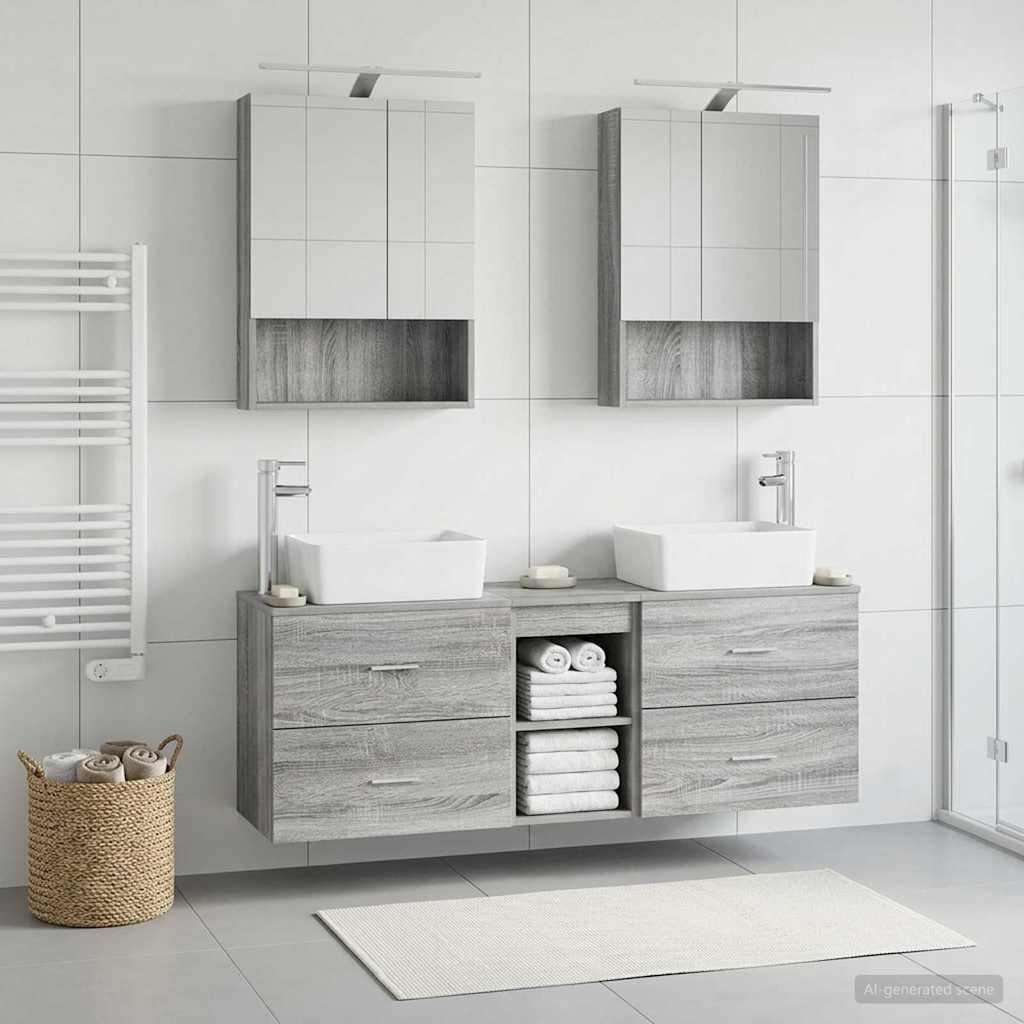 Bathroom Furniture Set 5 Pcs