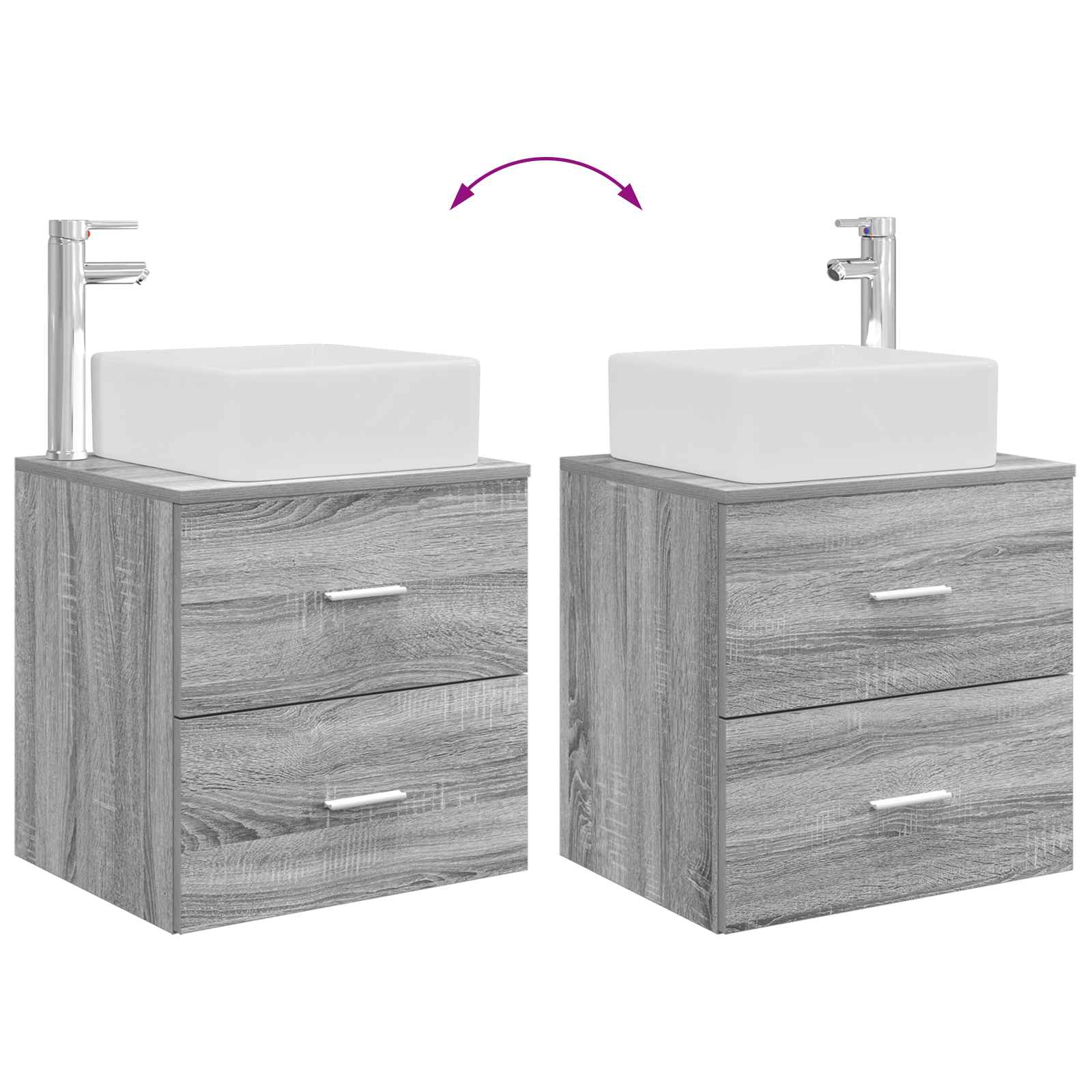 Bathroom Furniture Set 5 Pcs
