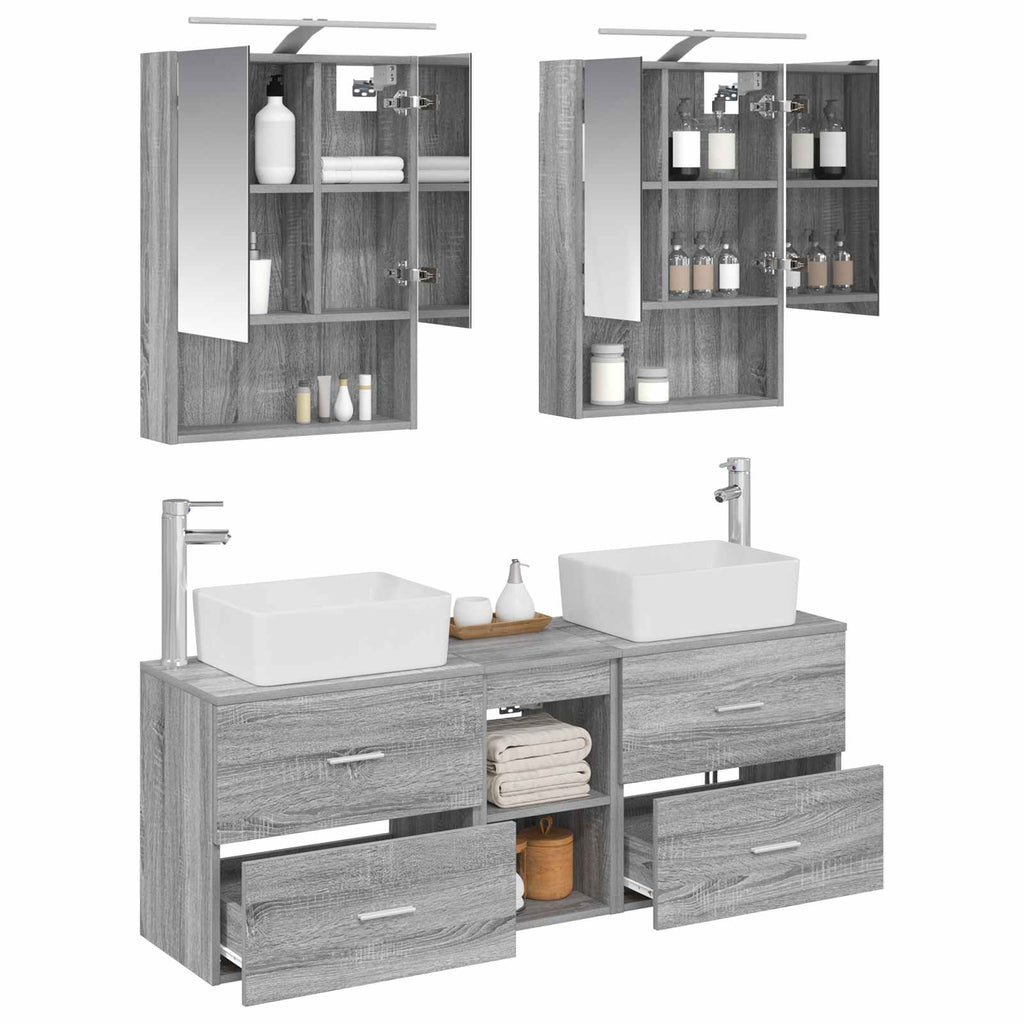 Bathroom Furniture Set 5 Pcs
