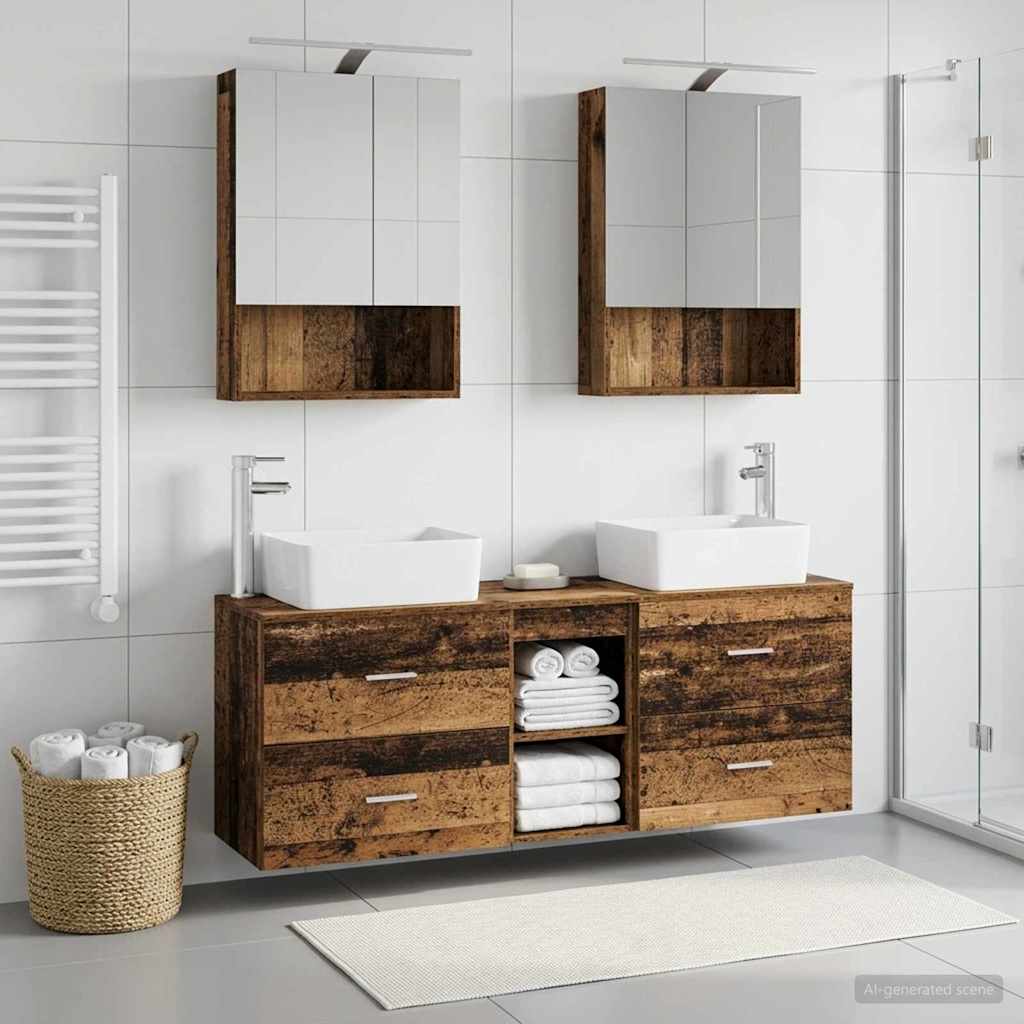 Bathroom Furniture Set 5 Pcs