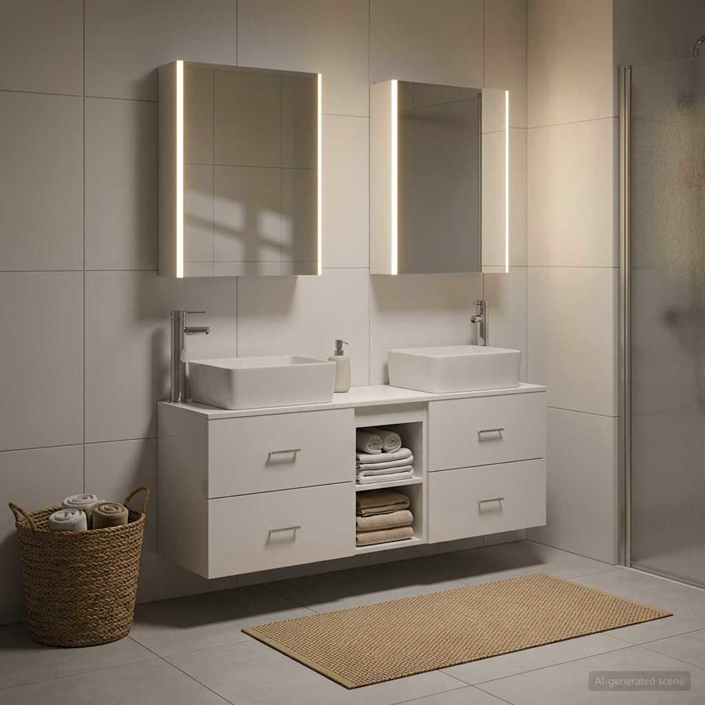 Bathroom Furniture Set 5 Pcs