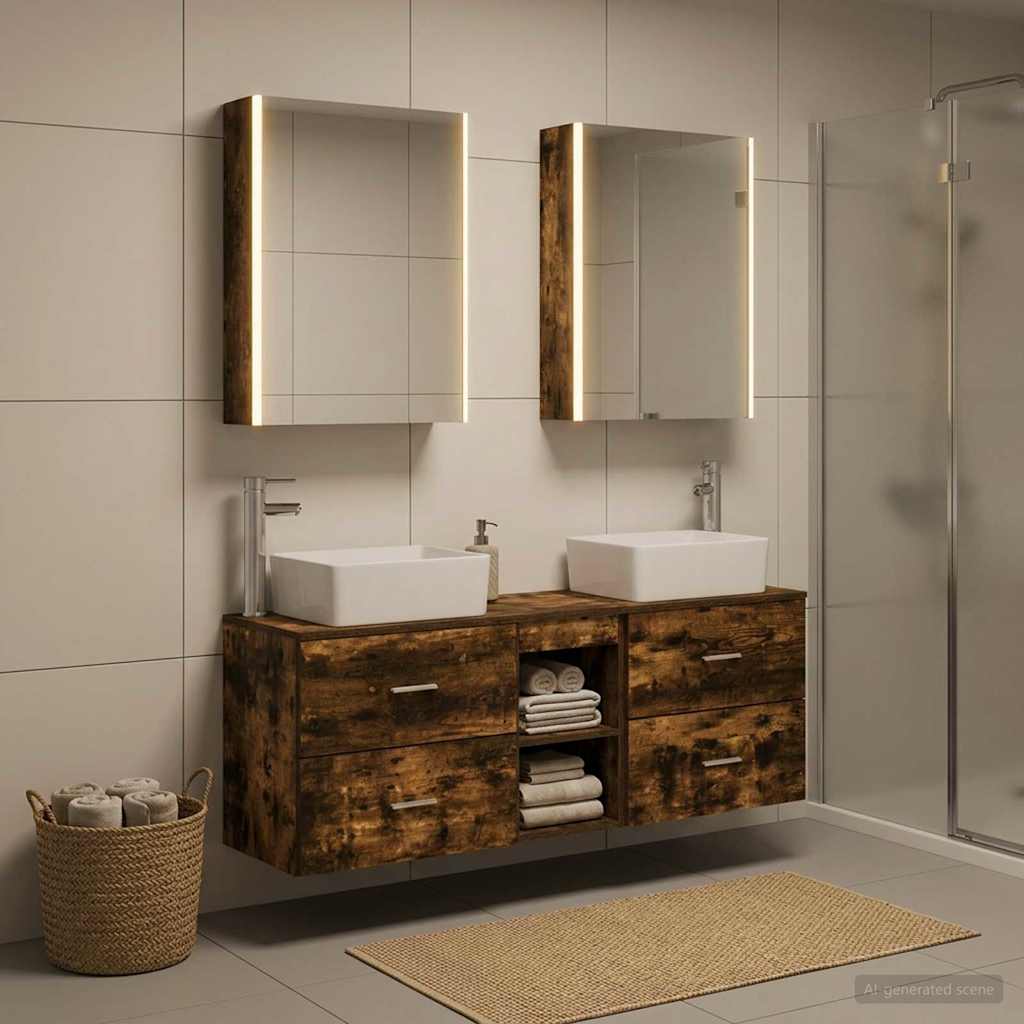Bathroom Furniture Set 5 Pcs