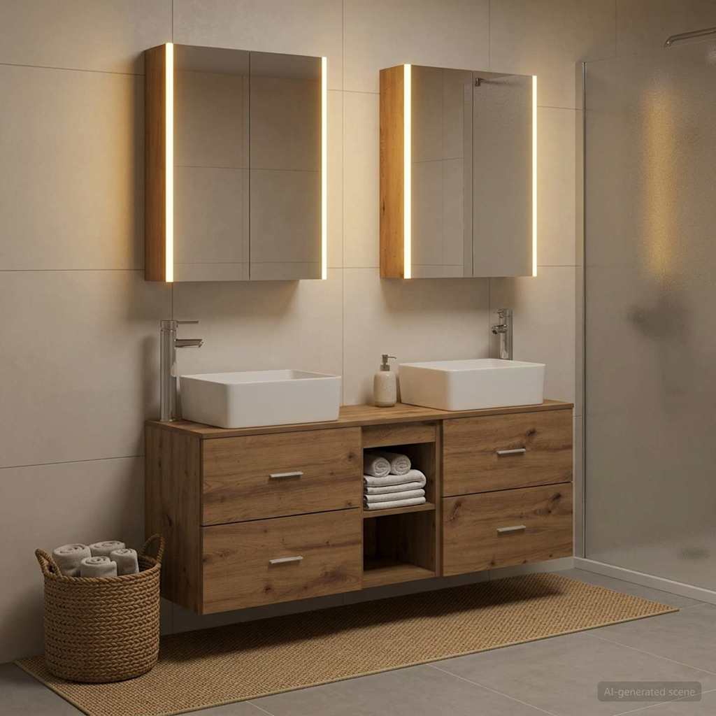 Bathroom Furniture Set 5 Pcs