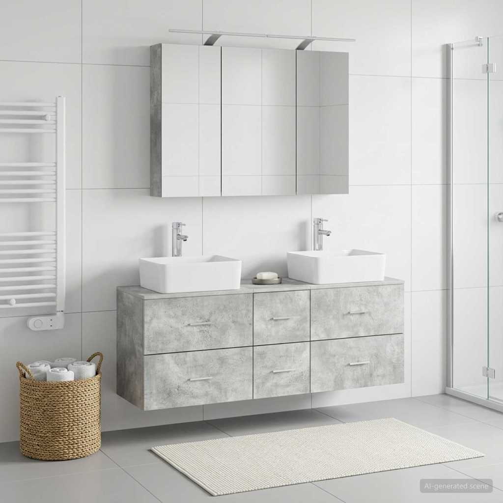 Bathroom Furniture Set 4 Pcs