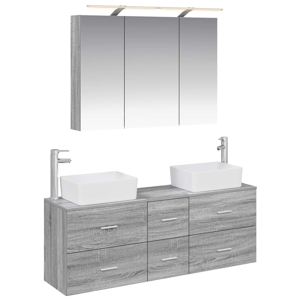 Bathroom Furniture Set 4 Pcs