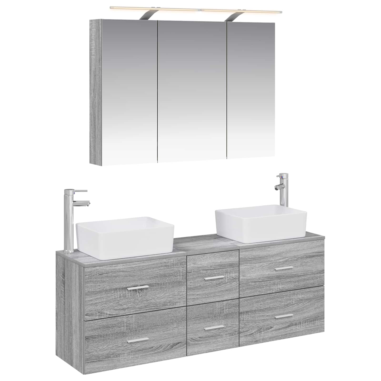 Bathroom Furniture Set 4 Pcs