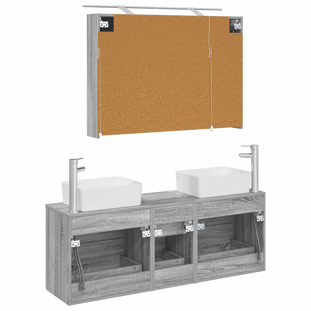 Bathroom Furniture Set 4 Pcs