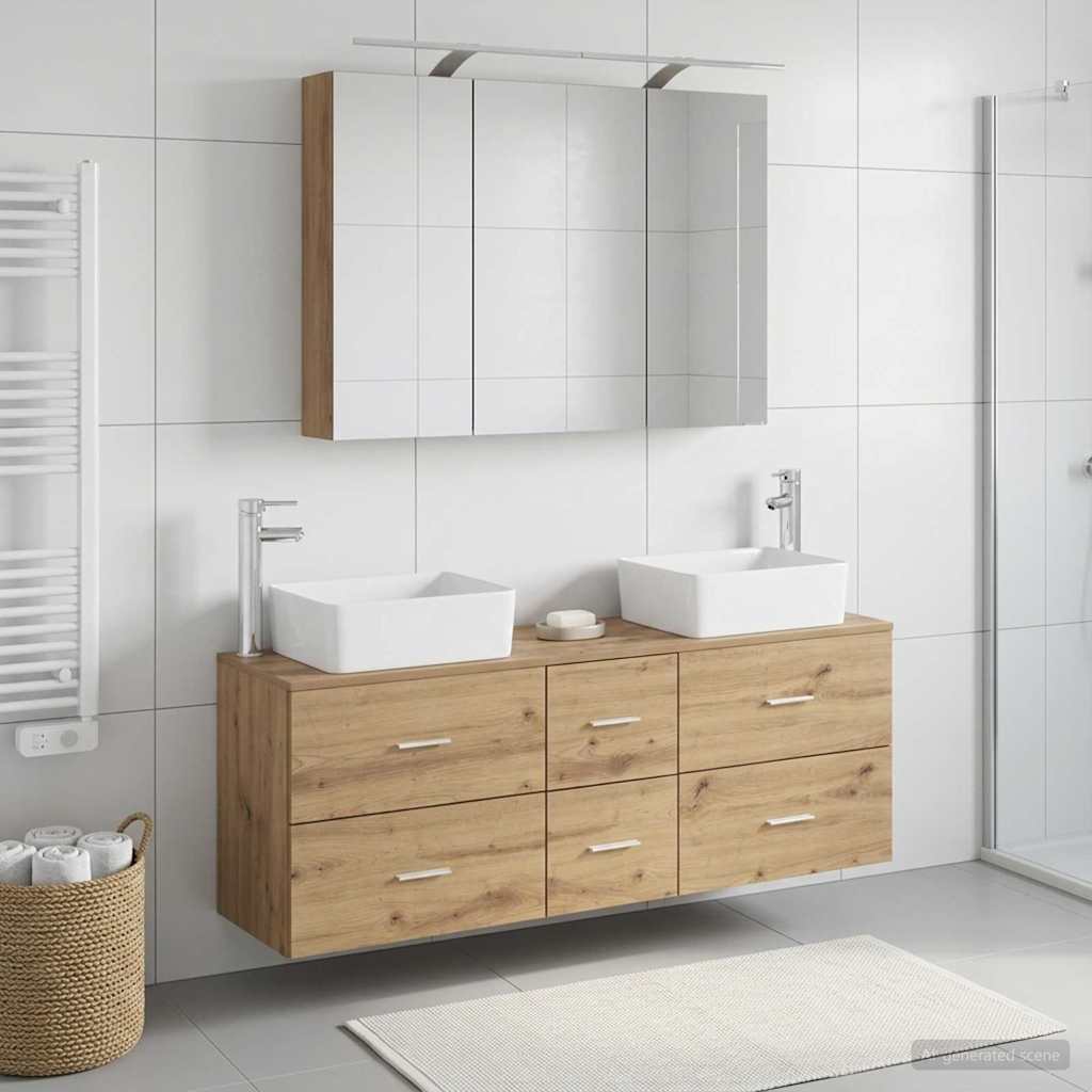 Bathroom Furniture Set 4 Pcs