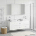 Bathroom Furniture Set 4 Pcs