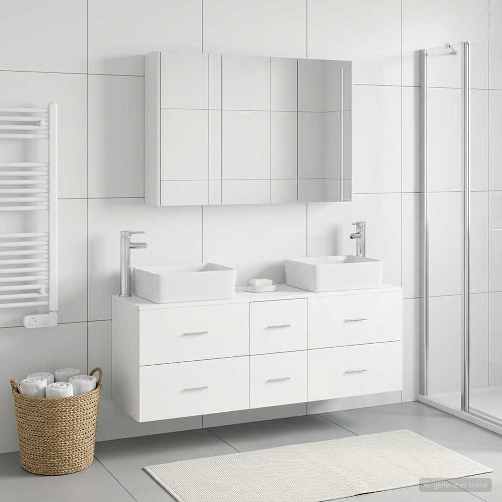 Bathroom Furniture Set 4 Pcs