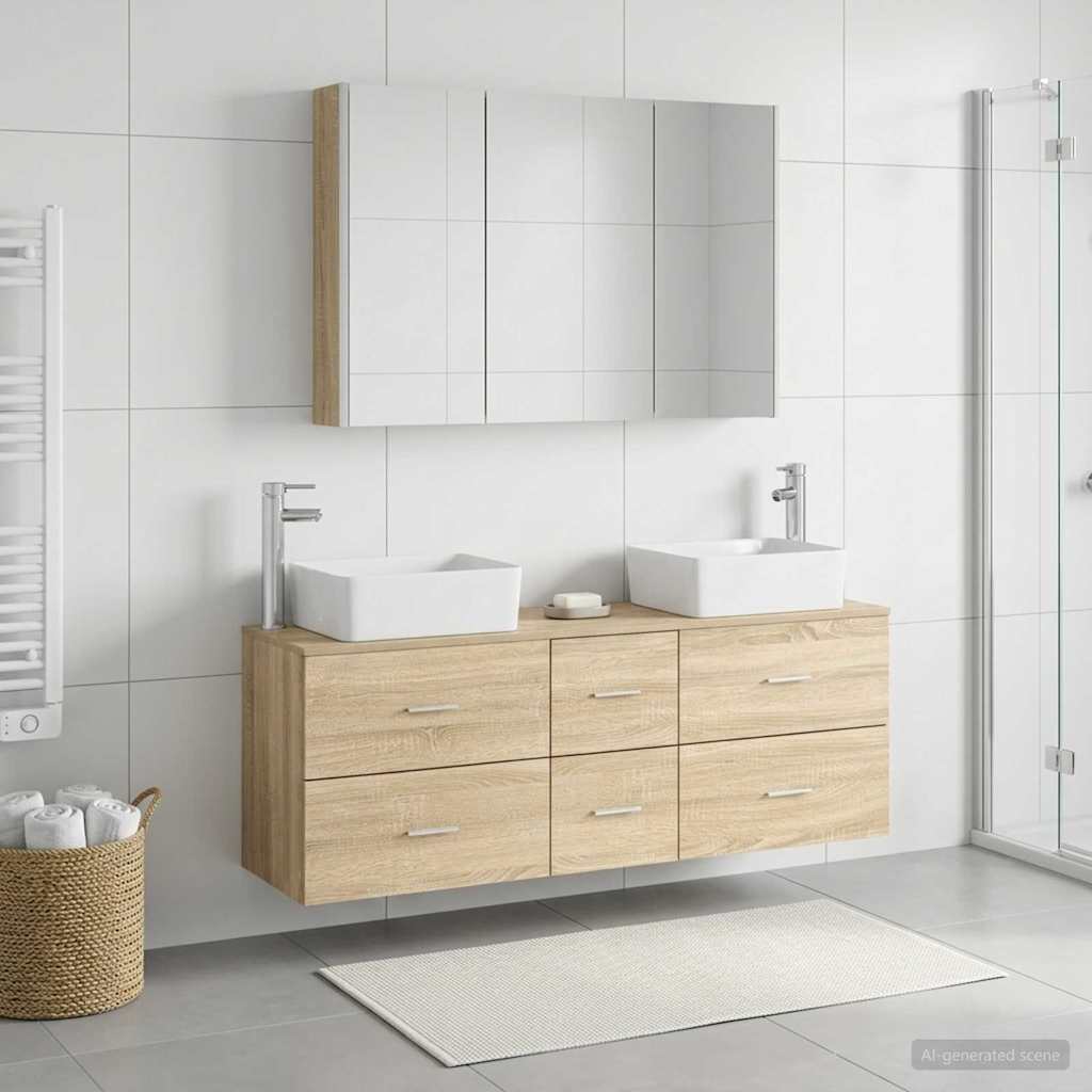 Bathroom Furniture Set 4 Pcs