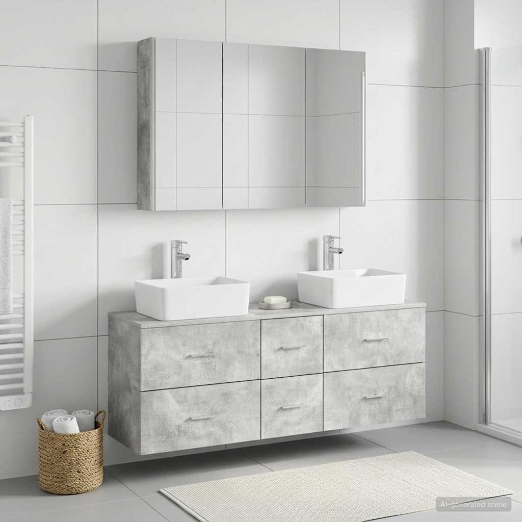Bathroom Furniture Set 4 Pcs