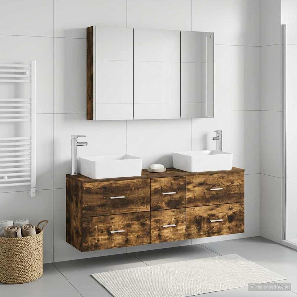 Bathroom Furniture Set 4 Pcs