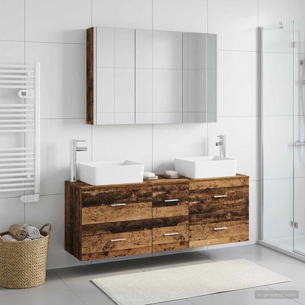 Bathroom Furniture Set 4 Pcs