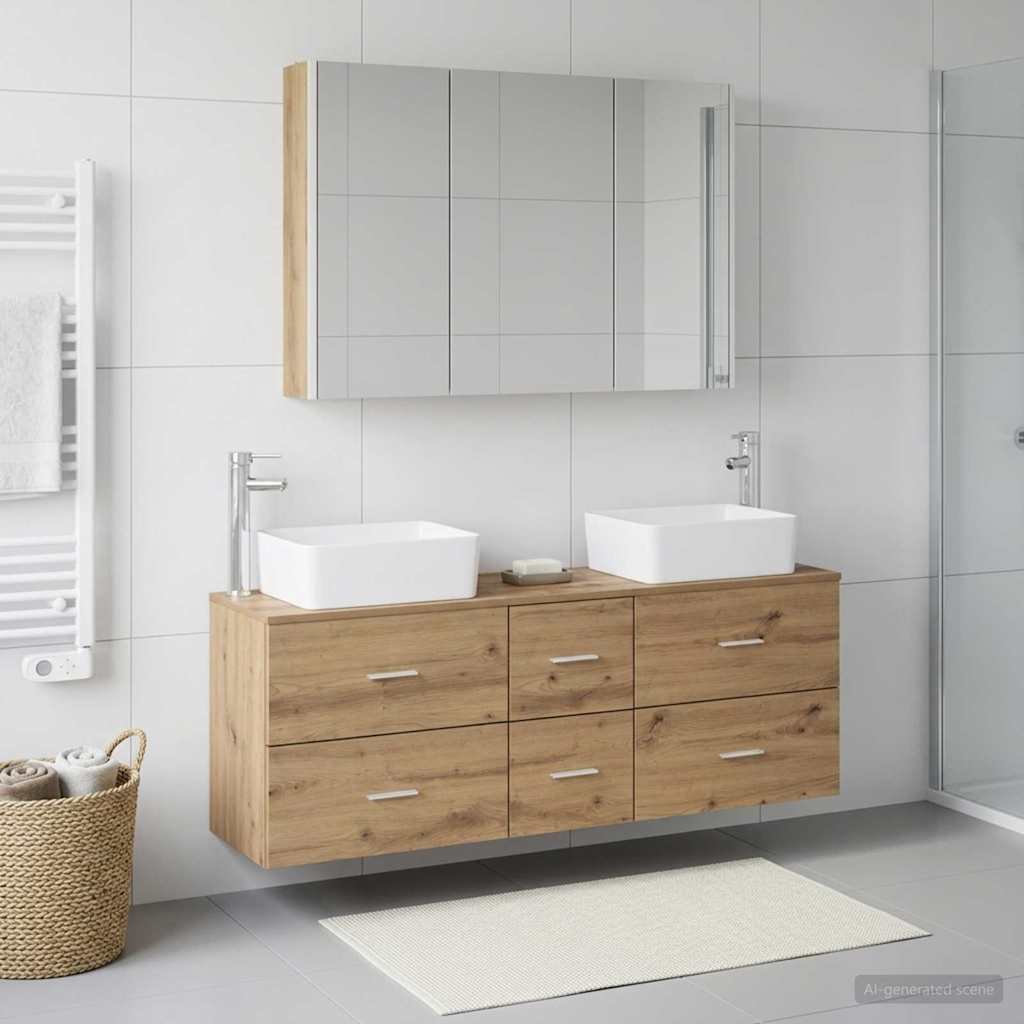 Bathroom Furniture Set 4 Pcs