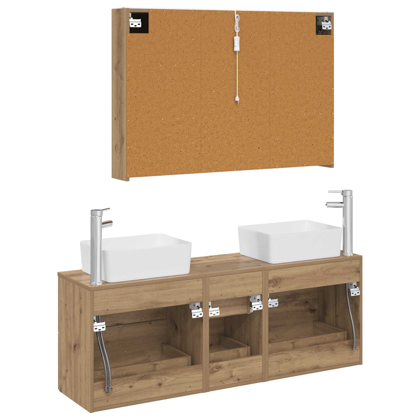 Bathroom Furniture Set 4 Pcs