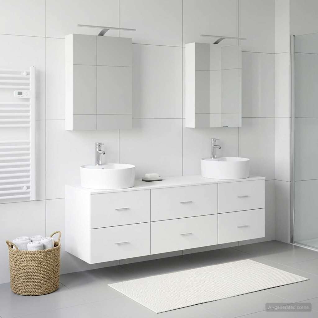 Furniture Set Bathroom 5 Pcs White Sonoma Home Furniture Set Modern Furniture