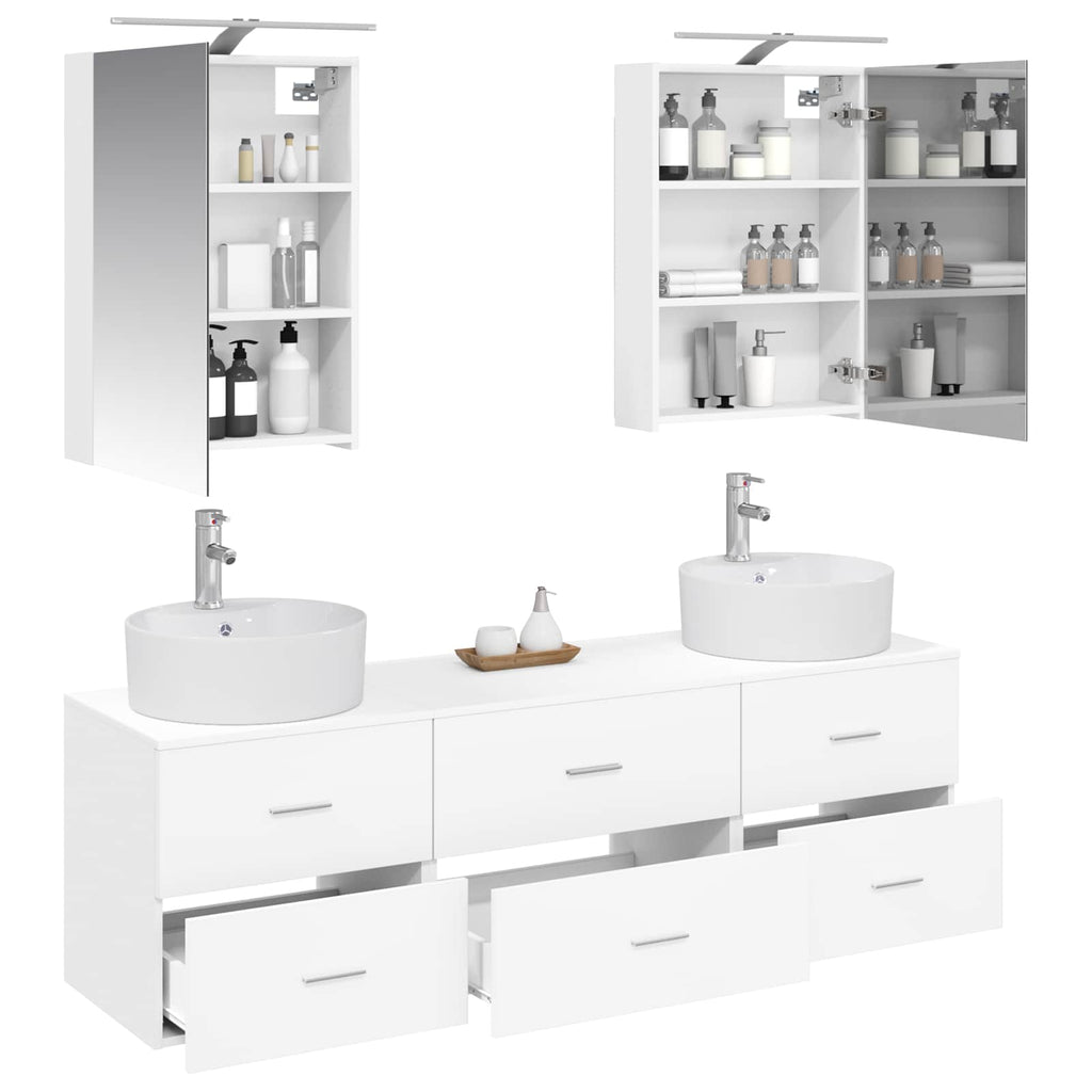 Furniture Set Bathroom 5 Pcs White Sonoma Home Furniture Set Modern Furniture