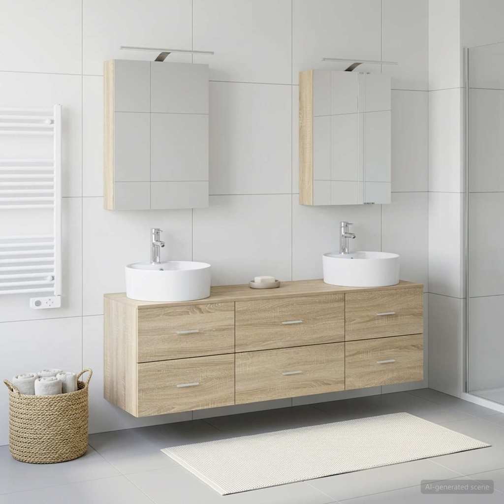 Bathroom Furniture Set 5 Pcs