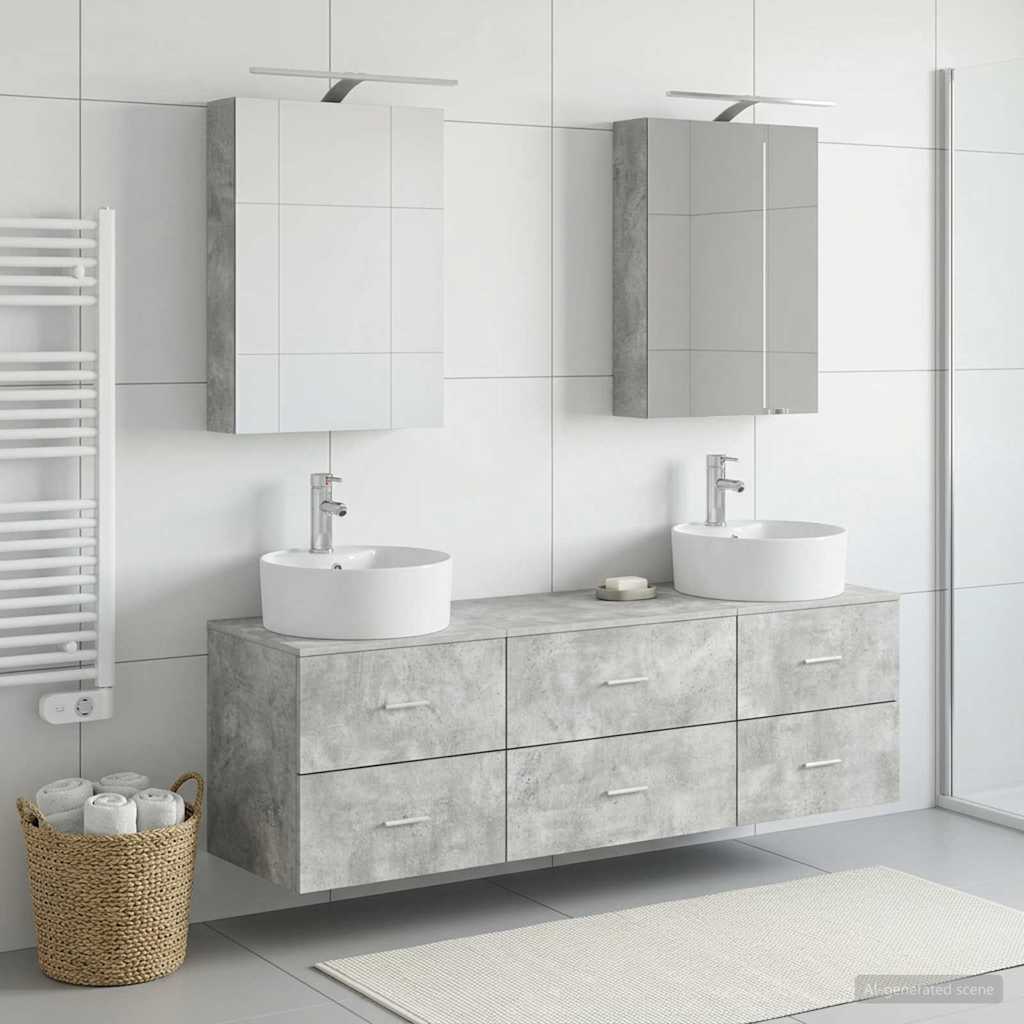 Bathroom Furniture Set 5 Pcs