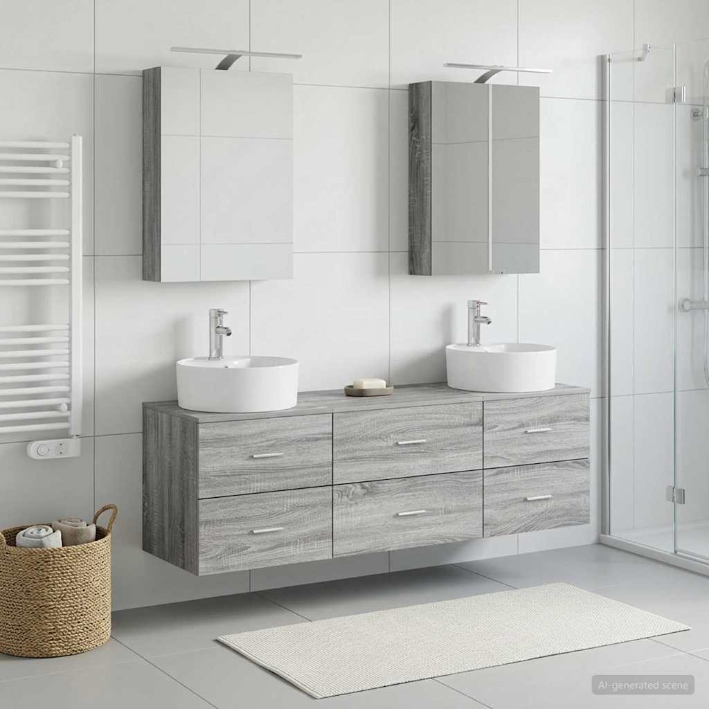 Bathroom Furniture Set 5 Pcs