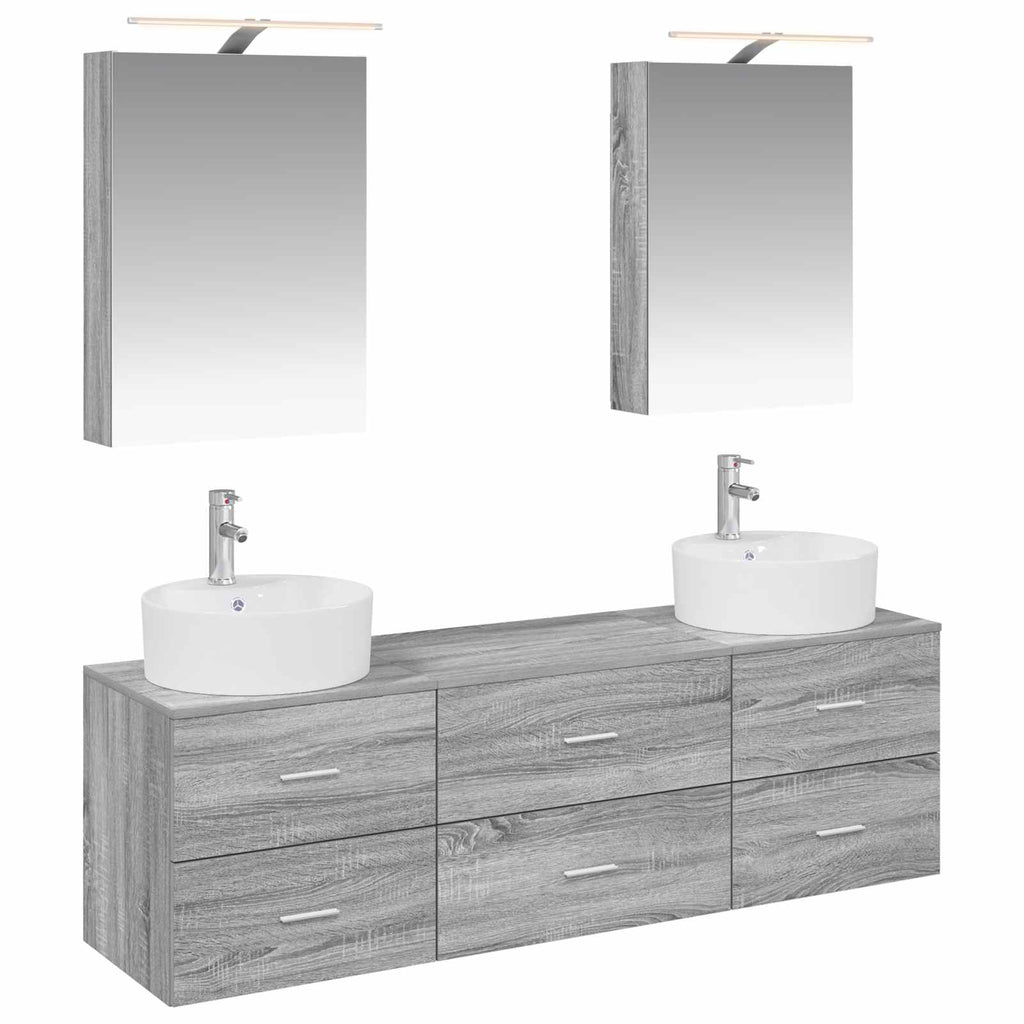 Bathroom Furniture Set 5 Pcs