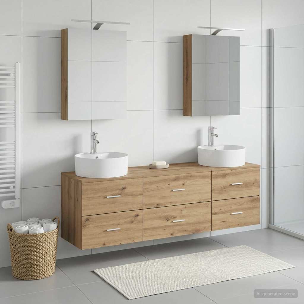Bathroom Furniture Set 5 Pcs