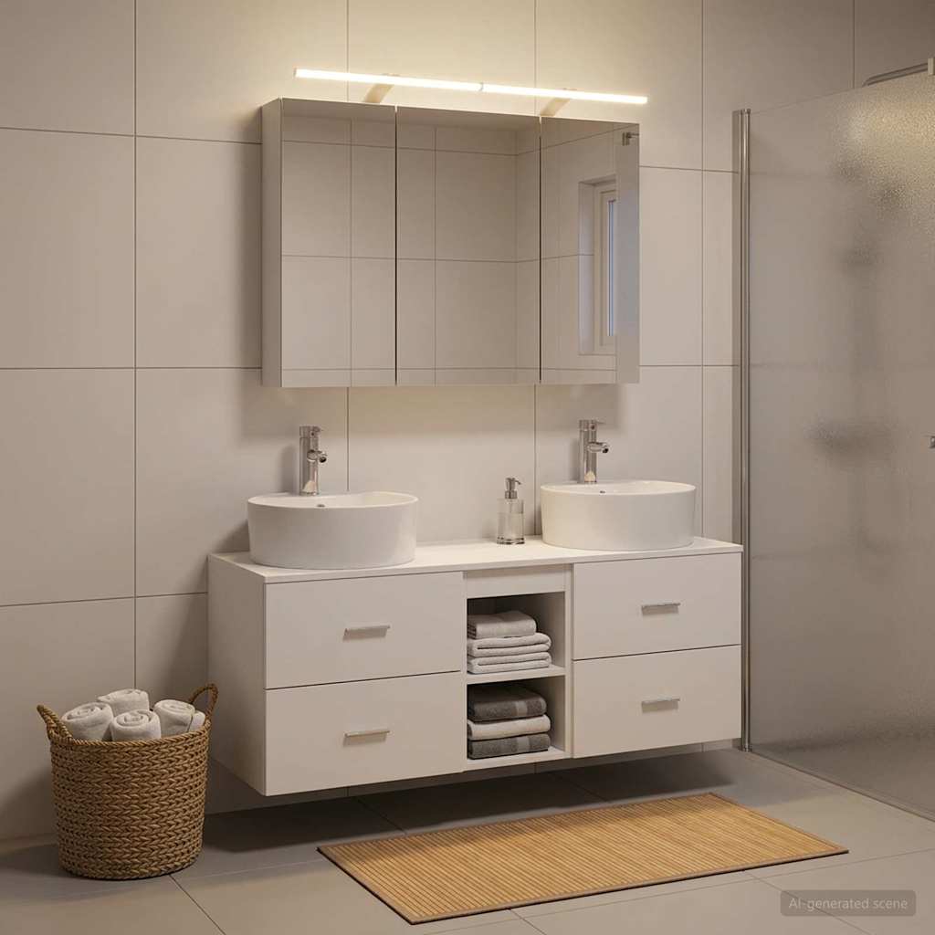Bathroom Furniture Set 4 Pcs