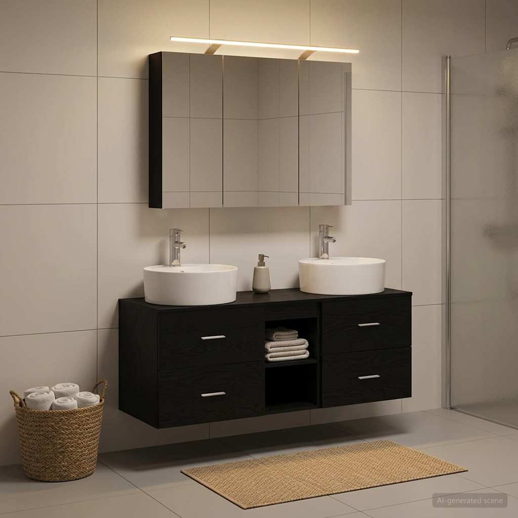 Bathroom Furniture Set 4 Pcs